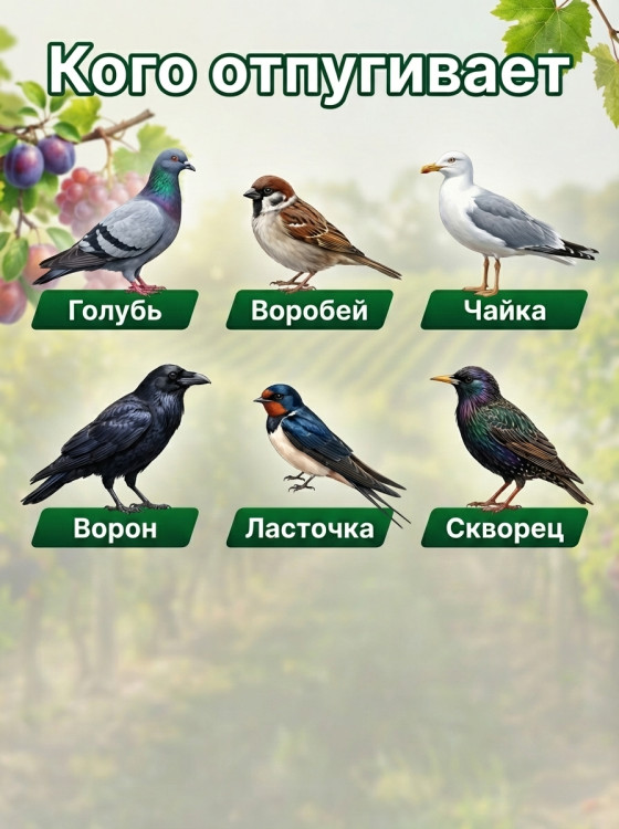 Светоотражающая лента от птиц  (100 м, 4,8 см)