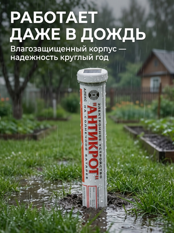 Тайфун Антикрот на солнечной батарее