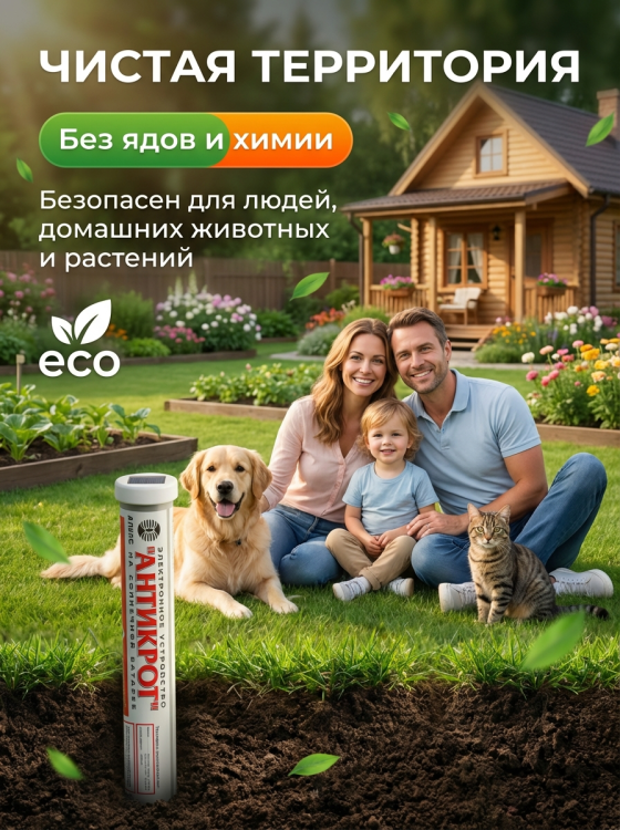 Тайфун Антикрот на солнечной батарее